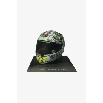 Modele auto și moto model de cască 1:5 Moto GP Valentino Rossi Valencia 2005