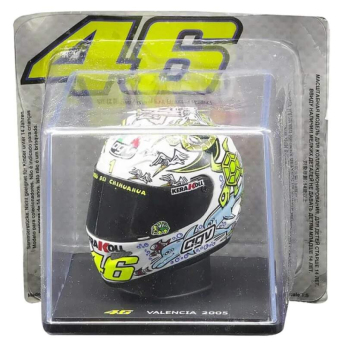 Modele auto și moto model de cască 1:5 Moto GP Valentino Rossi Valencia 2005