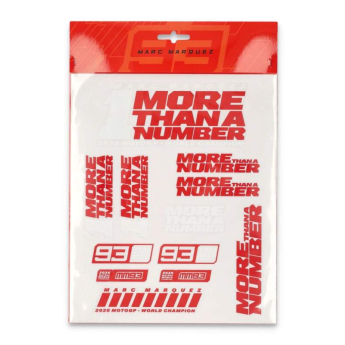 Marc Marquez abțibilduri 93 - #1 Championship Stickers 2026