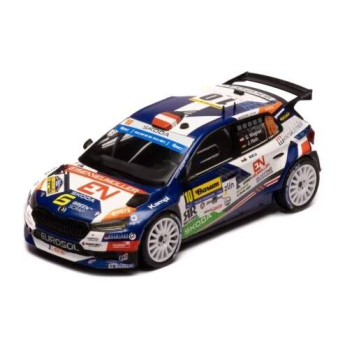 Modele auto și moto model 1/43 Škoda Fabia Rally2 - Barum Rally 2024 #10 S.Wagner - J.Hain