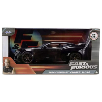 Modele auto și moto model 1/24 Chevrolet Camaro 2024 ZL1 1LE Black - Fast & Furious