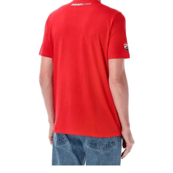 Ducati Corse tricou de bărbați inscription red 2026