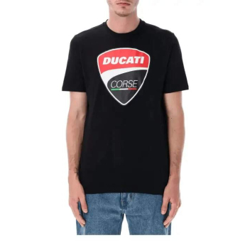 Ducati Corse tricou de bărbați big logo black 2026