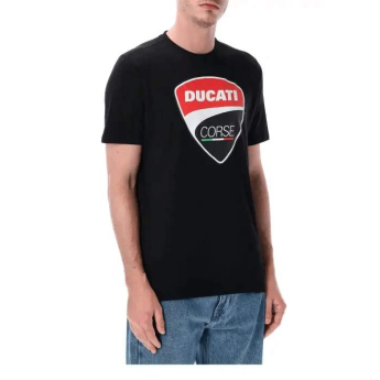 Ducati Corse tricou de bărbați big logo black 2026