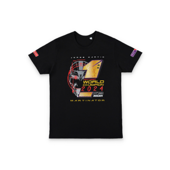 Jorge Martin tricou de bărbați #MART1NATOR Black - S 2026