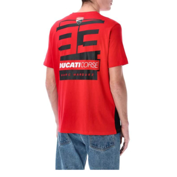 Marc Marquez tricou de bărbați small logo in the middle red 2026