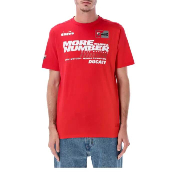 Marc Marquez tricou de bărbați More Than a Number red 2025