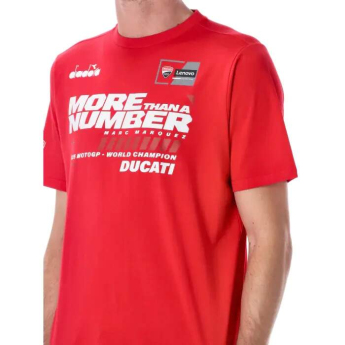 Marc Marquez tricou de bărbați More Than a Number red 2025