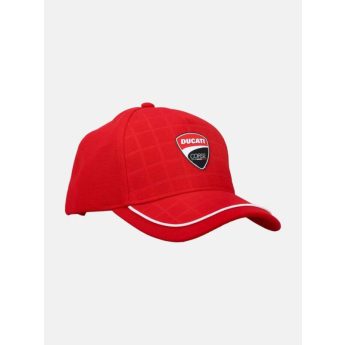 Ducati Corse șapcă de baseball Debossed Grid red 2026