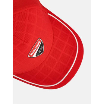 Ducati Corse șapcă de baseball Debossed Grid red 2026