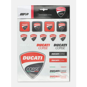 Ducati Corse abțibilduri mari A4 official 2026