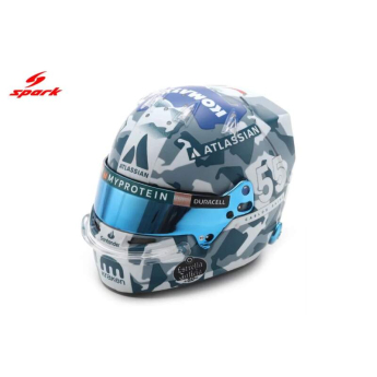Model přilby SPARK Carlos Sainz Silverstone GP F1 2025 1:5