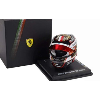 Model přilby Charles Leclerc - SF Abu Dhabi 2025 1:5 LookSmart
