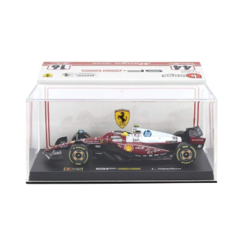 Modele auto și moto model 1/43 Scuderia Ferrari SF-25 BBurago #44 Lewis Hamilton Monza 2025 Signature