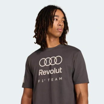Audi F1 tricou de bărbați DNA Graphic grey F1 Team 2026
