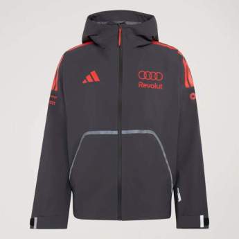 Audi F1 geacă de bărbați cu glugă Mechanics Rain grey F1 Team 2026