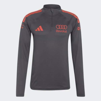 Audi F1 hanorac de bărbați 1/4 Zip mechanic grey F1 Team 2026