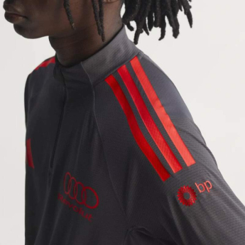 Audi F1 hanorac de bărbați 1/4 Zip mechanic grey F1 Team 2026