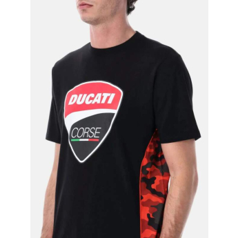 Ducati Corse tricou de bărbați camu logo black