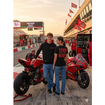 Ducati Corse tricou de bărbați 100th years black
