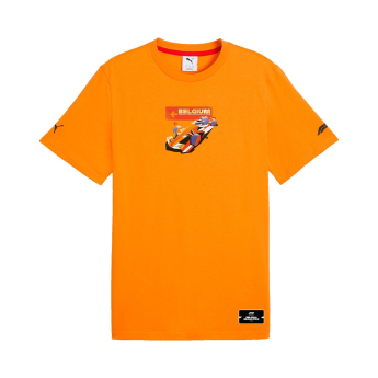 Formula 1 tricou de bărbați GP Belgium orange 2026