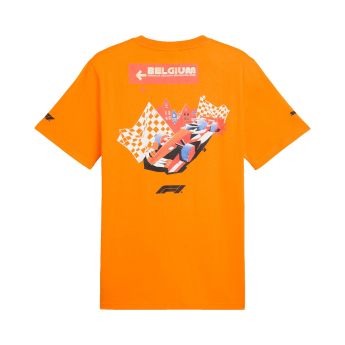 Formula 1 tricou de bărbați GP Belgium orange 2026