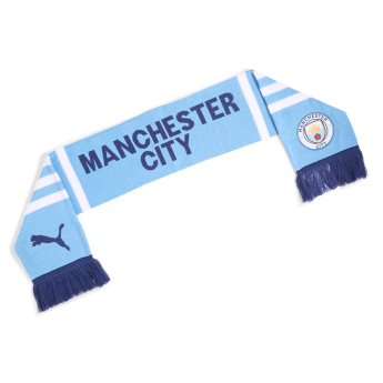 Manchester City eșarfă de iarnă Essential blue