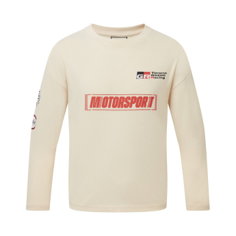 Toyota Gazoo Racing tricou cu măneci lungi pentru copii Engineer beige 2026