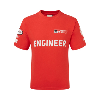 Toyota Gazoo Racing tricou de copii Engineer red 2026