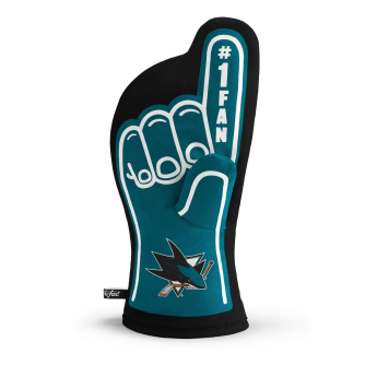 Fandící Ruka San Jose Sharks #1 Fan  Oven Mitt