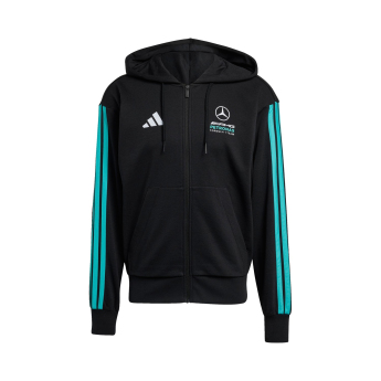 Mercedes AMG Petronas hanorac de bărbați cu glugă DNA black F1 Team 2026