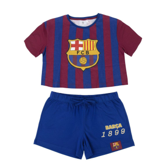FC Barcelona pijamale de damă Short Stripe