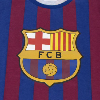 Dámské pyžamo BARCELONA FC Short Stripe
