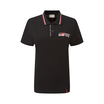 Toyota Gazoo Racing tricou polo de damă Logo black GR 2026