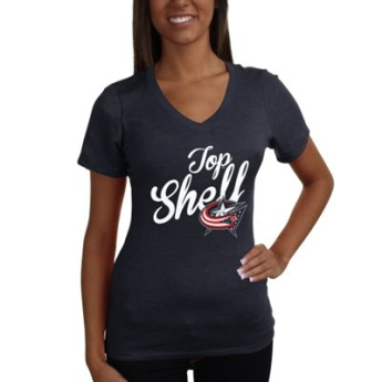 Columbus Blue Jackets tricou de dama Shelf Tri-Blend