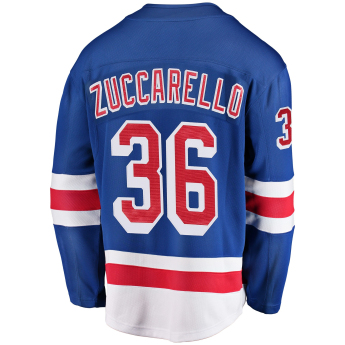 New York Rangers tricou de hochei blue #36 Mats Zuccarello Breakaway Alternate Jersey