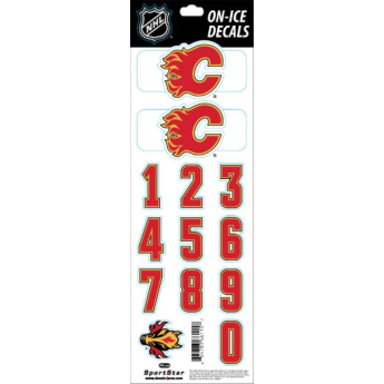 Calgary Flames abțibilduri pentru cască Decals