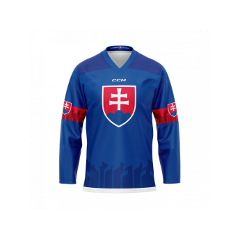 Echipa națională de hochei tricou de hochei blue Slovakia