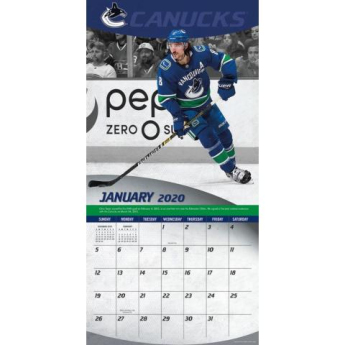 Vancouver Canucks calendar 2020 Wall