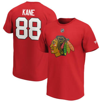 Chicago Blackhawks tricou de bărbați Patrick Kane Iconic Name & Number Graphic