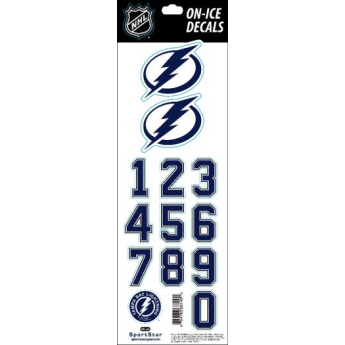 Tampa Bay Lightning abțibilduri pentru cască decals royal
