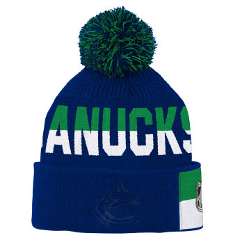 Vancouver Canucks căciula de iarnă pentru copii Faceoff Jacquard Knit