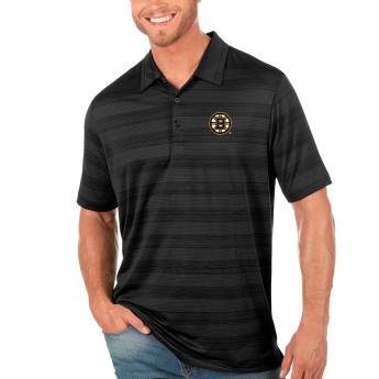 Boston Bruins tricou polo Antigua Compass Black