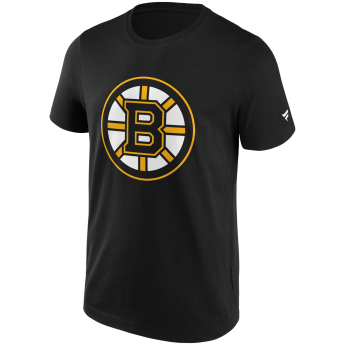 Boston Bruins tricou de bărbați Primary Logo Graphic black