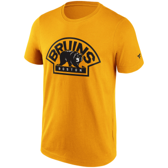 Boston Bruins tricou de bărbați Primary Logo Graphic yellow