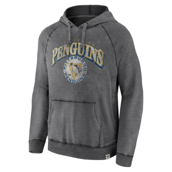 Pittsburgh Penguins hanorac de bărbați cu glugă True Classics Washed Pullover Hoodie grey