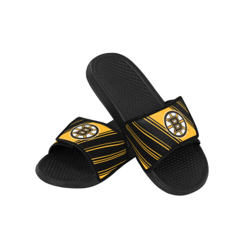 Boston Bruins papuci de bărbați Legacy Velcro Sport Slide Slipper