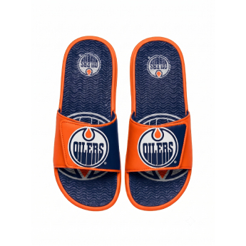 Edmonton Oilers papuci de bărbați Colorblock Slipper
