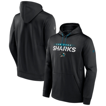 San Jose Sharks hanorac de bărbați cu glugă RINK Performance Black-Active Blue