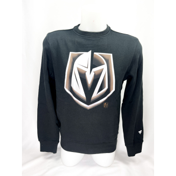 Vegas Golden Knights hanorac de bărbați Chrome Graphic Crew Sweatshirt Black